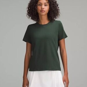 Lululemon Athletica Green Fitted Short Sleeve T-Shirt
